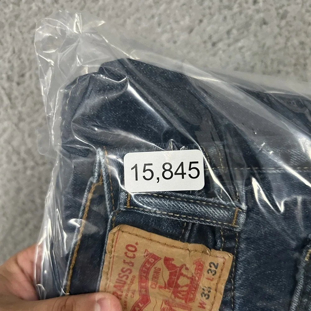 Levis Jeans Mens 33x32 (Fits 33x28) Blue Denim 527 Bootcut Medium Wash Work Wear